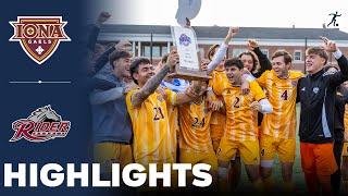 Iona vs Rider | MAAC Soccer Championship Final | Highlights - November 17, 2024