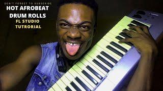 [TUTORIAL] Afro - Tutorial l FREE AFROBEAT DRUM ROLLS LOOP l FL studio l 2020 Prod. ceejaybeatz