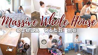 MASSIVE WHOLE HOUSE CLEAN WITH ME | Amanda Sandefur