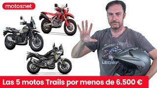  5 mejores motos Trail por menos de 6.500€  / Ranking / motos.net