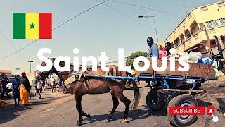 SAINT LOUIS -SENEGAL- City Tour, Travel. Bike travel. Cycling around the world. Africa.