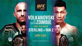 UFC4: UFC 273 simulation card. Volkanovski VS Zombie. Sterling VS Yan 2. No War.