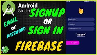 Login and Register Android Studio Tutorial using Firebase 2020 | Create Login and SignUp Android app