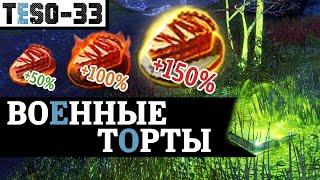 Ускорение прокачки военных ПВП навыков и рангов. Коловианские военные торты. War Tortes. TESO(2021)