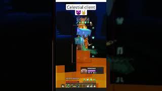 Celestial client  #shorts #minecraft #trending #fyp #client #pvp #god #hvh #fly #hack #reallyworld