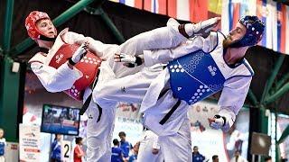 Richard Andre Ordemann (NOR) vs Andrei Zemledeltsev (RUS). European Taekwondo Championships Kazan'18