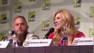 Travis Fimmel & Katheryn Winnick On: Will Lagertha Cheat. Vikings Panel, Comic Con 2013