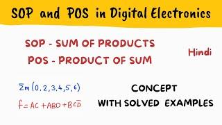 SOP and POS forms - Concept and solved example - Hindi