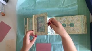 Скрапбукинг - альбом для мальчика - baby boy mini album - cuddle boy - authentique - scrapbooking