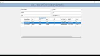 Visual Basic.Net: How to Display selected row from datagridview to TextBox in  | Source Code Ph