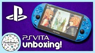 Japanese Aqua Blue PS Vita Amazon & GameStop Unboxing! | PandaBunny