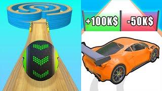 Going Balls VS Get the Supercar 3D - All Levels Android iOS Gameplay #1