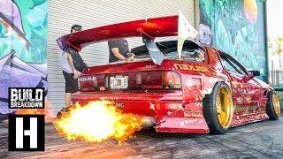 Hert Shreds His Fire Breathing Rotary Powered Mazda RX7 - The Twerkstallion!