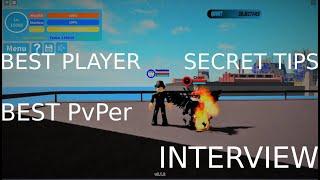 Boku No Roblox : Playing with the BEST PLAYER! (PvP + Interview) *SECRET TIPS*  Best BNR Player!