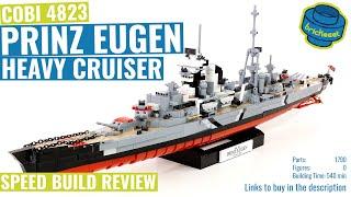 COBI 4823 PRINZ EUGEN Heavy Cruiser - Speed Build Review