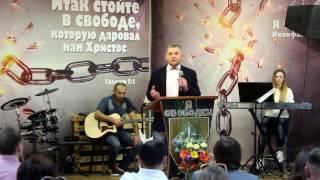 СВИДЕТЕЛЬСТВО И ПРОПОВЕДЬ ОЛЕГ ИЛЬИН .СУРГУТСКАЯ ЦЕРКОВЬ 4.06.2017