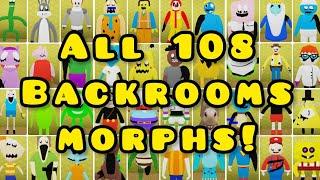 [ALL] How To Get ALL 108 BACKROOMS MORPHS In “Backrooms Morphs” | Roblox #roblox #backrooms