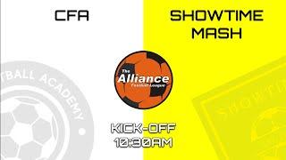 CFA VS SHOWTIME MASH - ALLIANCE LEAGUE ARTHUR MOORE CUP QUARTER-FINAL