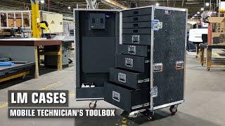 Mobile Technician's Toolbox With Integrated Power And Task Lighting | LM CASES [QUICK VIEW]