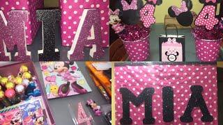 CUMPLEAÑOS MINNIE MOUSE  ( IDEAS FACILES Y ECONOMICAS )