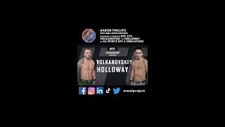  Pro MMA MW Aaron Phillips predicts UFC 276 Alexander Volkanovski Max Holloway FW Title #shorts