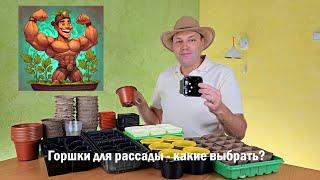 Горшки для рассады - какие выбрать?