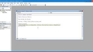 Running Access VBA Code in a Macro