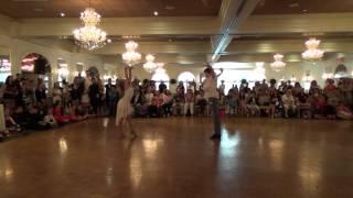 Dance recital performance by Julia Kravchenko and Donovan Kirrane