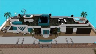 Плавучий дом симс 3  floating houses with basement floating house sims 3 like Build River Design in