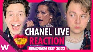 Chanel "SloMo" Reaction | Spain Eurovision 2022