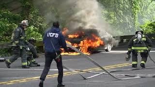 Homeless camps cleared near the White House and a car catches fire on the Parkway.
