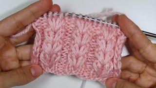 Beautiful knitting pattern | Very easy knitted | "Heart" Pattern
