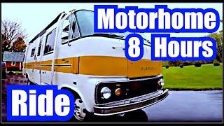 OLD SCHOOL MOTORHOME RIDE for 8 Hours SLEEP VIDEO of Engine Sounds