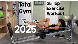 Total Gym Top 25 exercises Total Body Workout 2025 - Lots of AB & core!