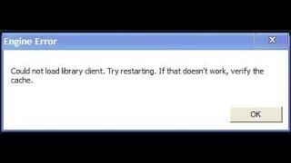  Engine Error: Could not load library client