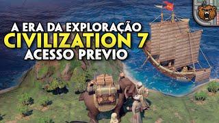 Civilization 7 - Começando a era das caravelas e exploração! | 4K PT-BR