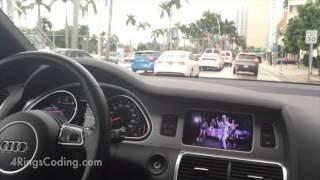 2013 Audi Q7 - MMI 2G DVD Video In Motion VIM Enabled