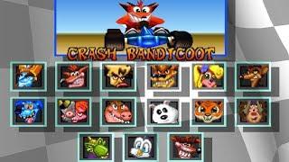 Crash Team Racing - All Characters (+ Nitros Oxide)