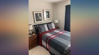 All American Collection Blue and Gray Modern Plaid 3-Piece Queen Bedspread and review