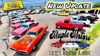 Inventory Update Maple Motors 6/16/25 Classic Muscle Cars Inventory USA Deals Rides ForSale American