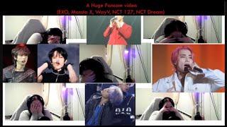 A Big Fancam Video (Wayv, NCT U, EXO, Monsta X, NCT 127, NCT Dream) Reaction - This was a lot! 