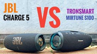 NEW Tronsmart Mirtune S100 [VS.] JBL Charge 5 BASS TEST (100% VOLUME) + UNBOXING !!!