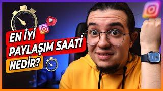 INSTAGRAM'DA EN İYİ PAYLAŞIM SAATİ NEDİR? (İnstagram Hesap Geliştirme - 2022)