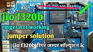 jio f320b speaker problem||jio f320b speaker ways|jio f320 ic jumper solution