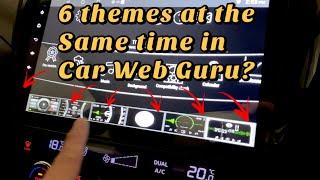 How to setup 6 themes on Car Web Guru Launcher?