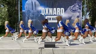 Dallas Cowboys Cheerleaders Perform to AC/DC Thunderstruck.  DCC Performs their Famous Kick Line!