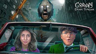 Granny ke Ghar se Car Escape Karliya with Xyaa (Granny Escape Together Multiplayer Horror Game)