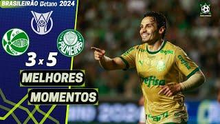 Gol de Raphael Veiga Juventude x Palmeiras | Melhores Momentos | Brasileirão 2024