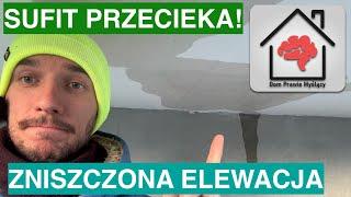 Przeciekający balkon! Woda pod styropianem po małym deszczu. Zabezpieczenie przed wylewkami!