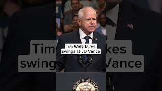 'If he's willing to get off the couch': Tim Walz takes swings at JD Vance